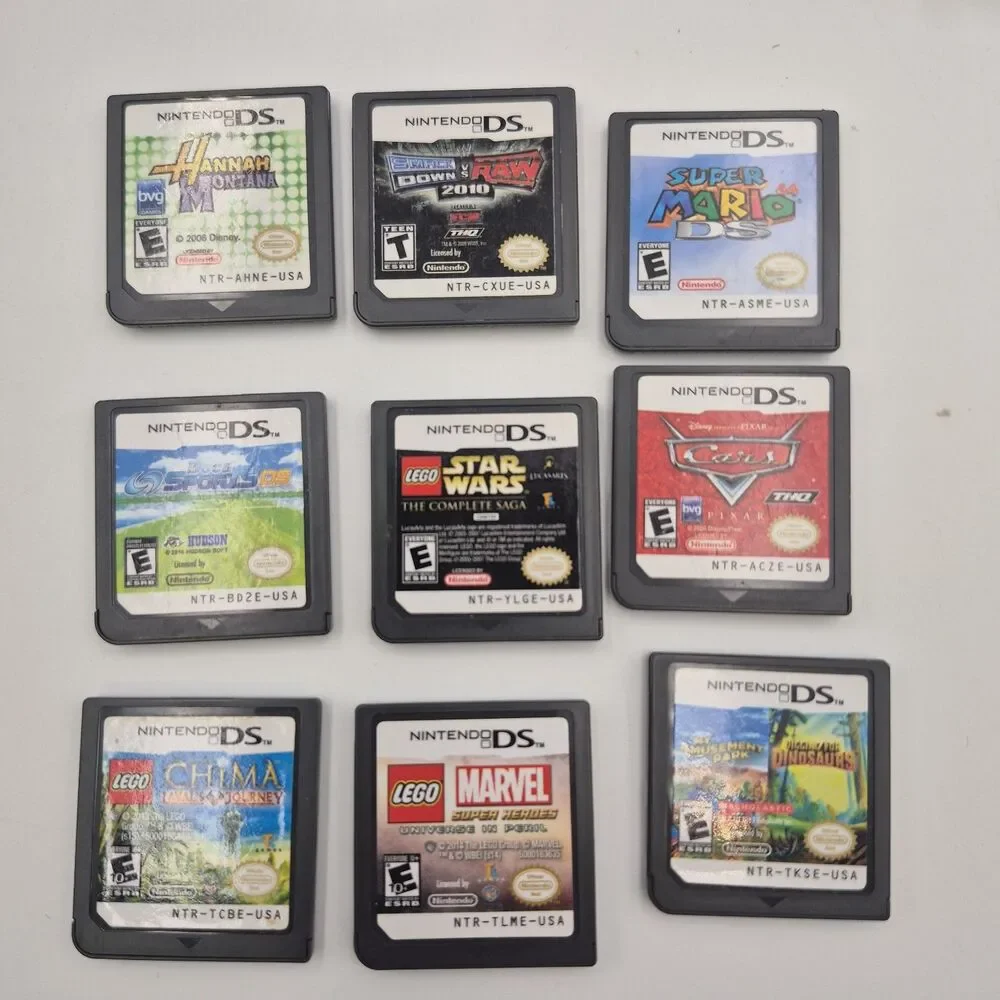 Nintendo DSi With Games, Case, And 2 Chargers. No Styles And Cameras Don't Work